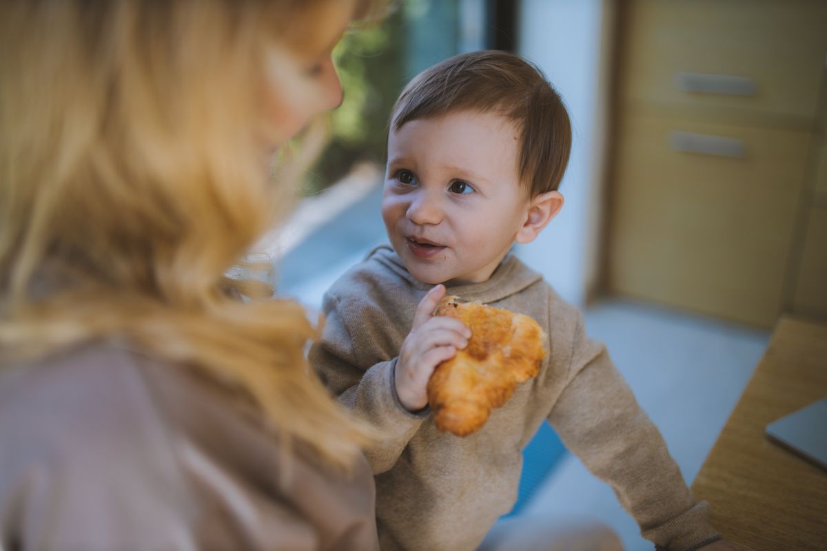 Bento box packed with toddler finger foods for a day out